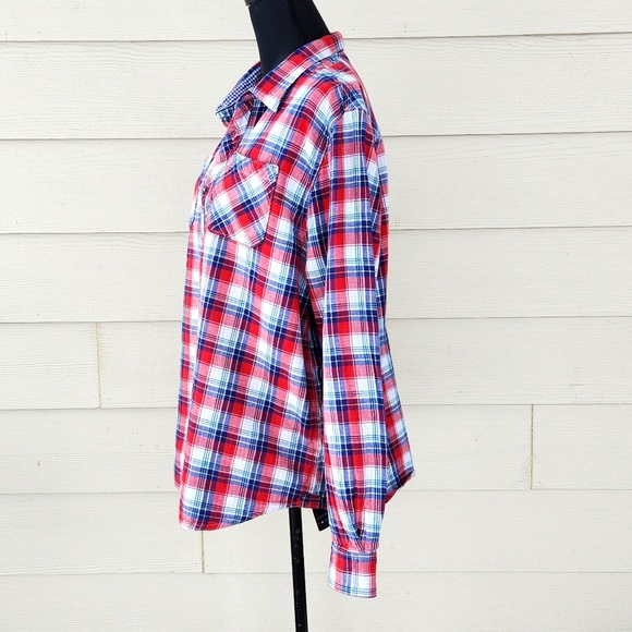 SILVER JEANS Button Down Plaid Shirt (XL) - Picture 3 of 13